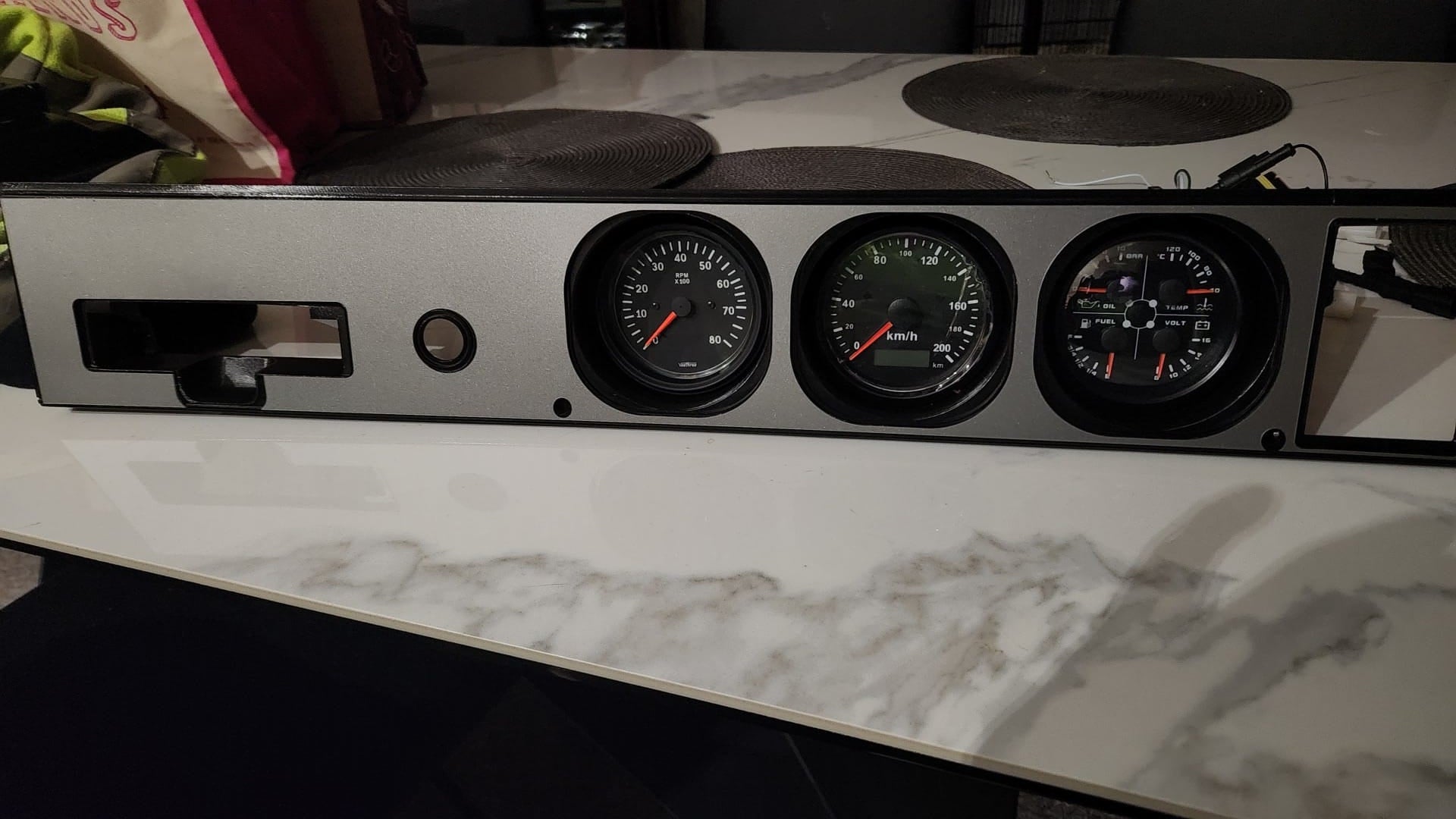 Holden LH/LX Torana Gauge Dash Fascia - Recessed