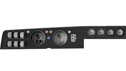 1968-1970 Dodge Charger Gauge Dash Fascia