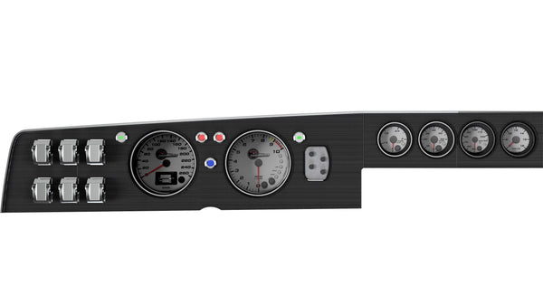 1968-1970 Dodge Charger Gauge Dash Fascia