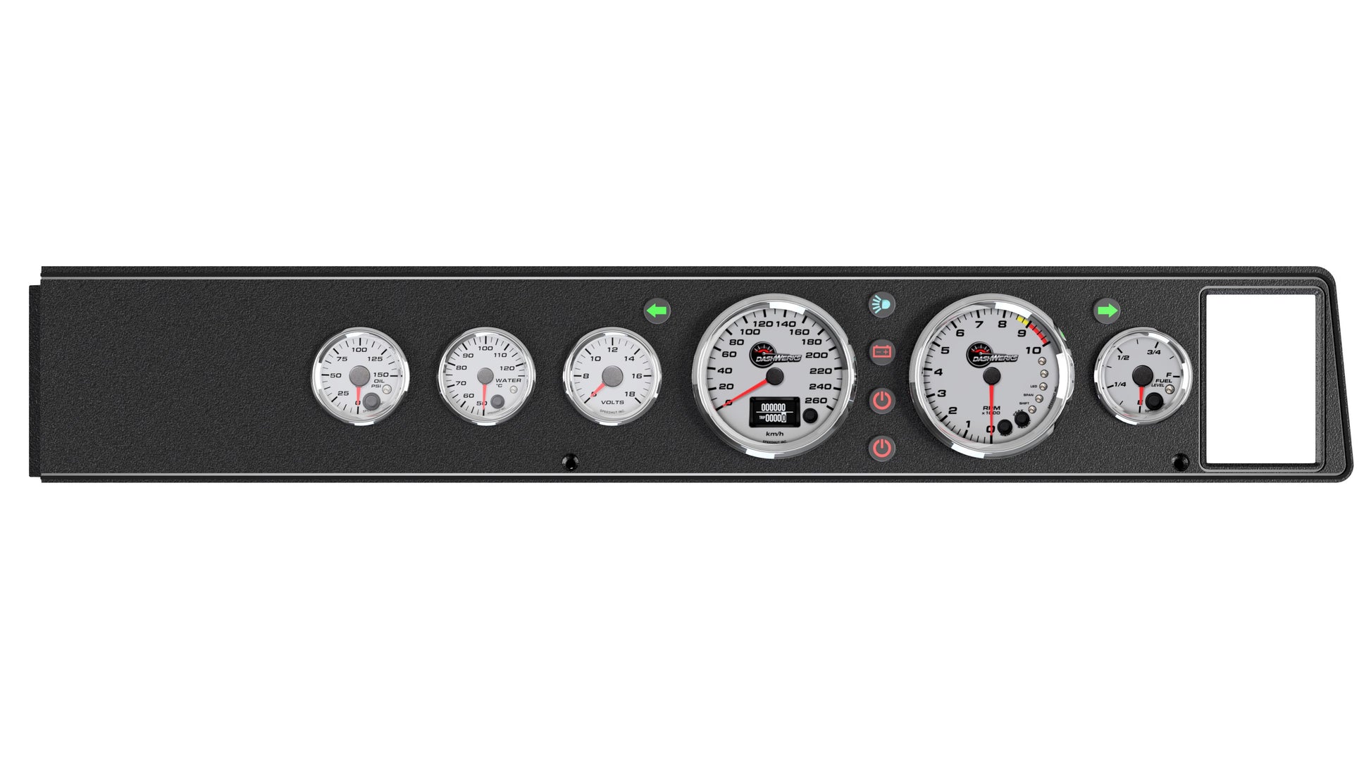 Holden LH/LX Torana Gauge Dash Fascia - Flush Mounted