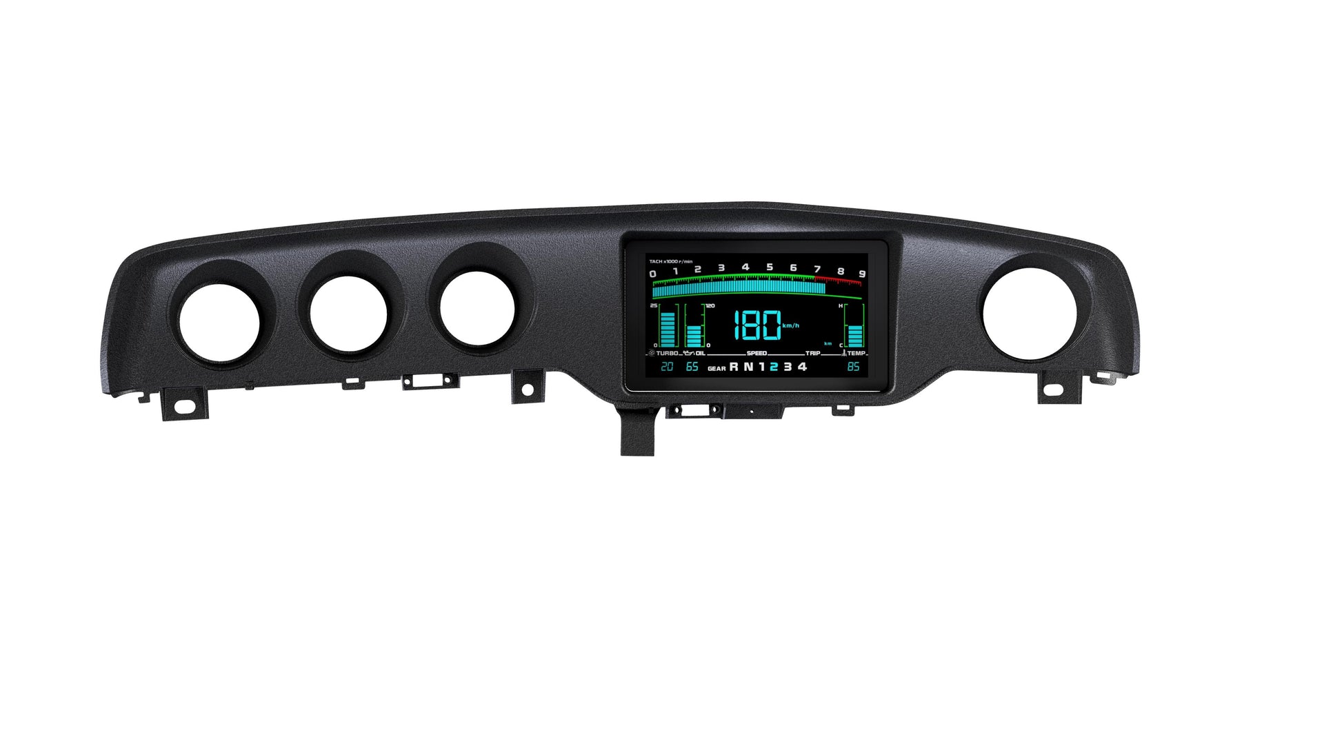 Mazda RX4 Digital Dash Fascia - With Gauge Holes
