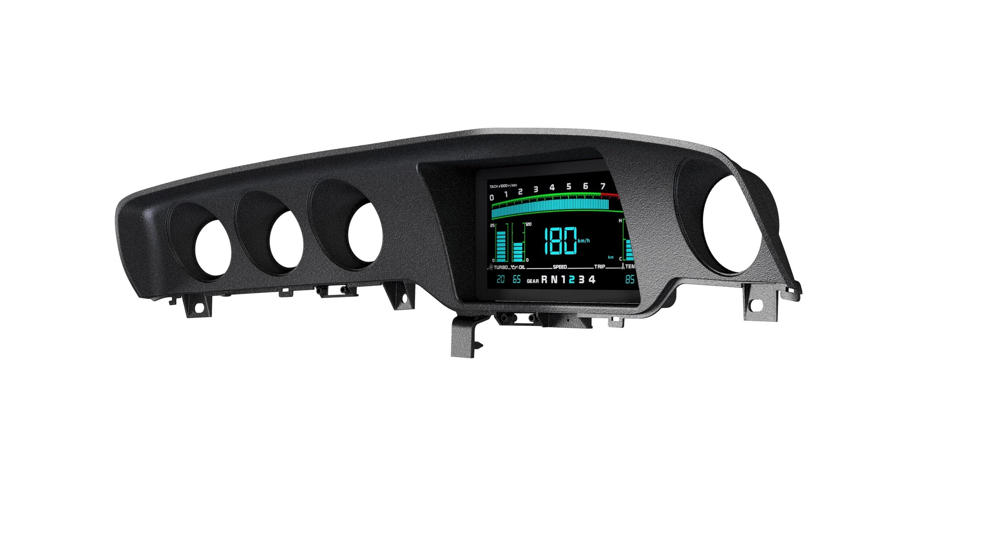 Mazda RX4 Digital Dash Fascia - With Gauge Holes